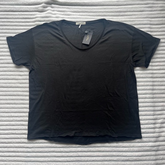 Rag & Bone Black Gaia Tee - Picture 2 of 8